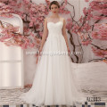 Custom Made Vestido de Noiva Satin Detachable Overskirt wedding dress bridal gowns elegant